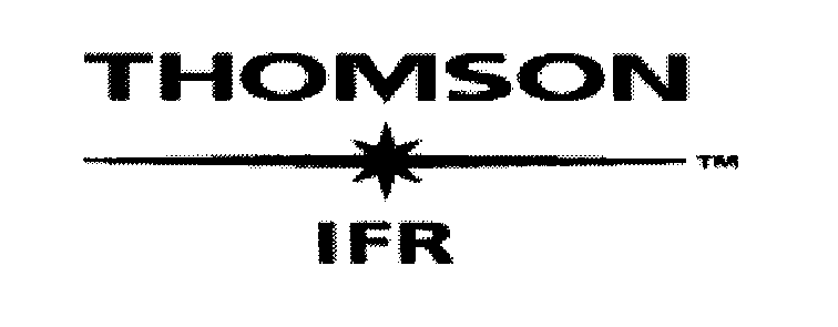 Trademark Logo THOMSON IFR