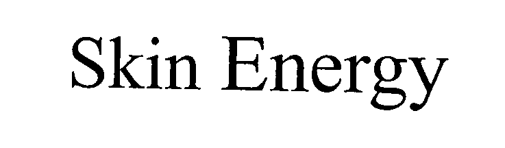 Trademark Logo SKIN ENERGY