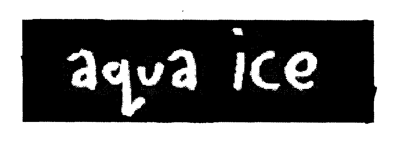 Trademark Logo AQUA ICE