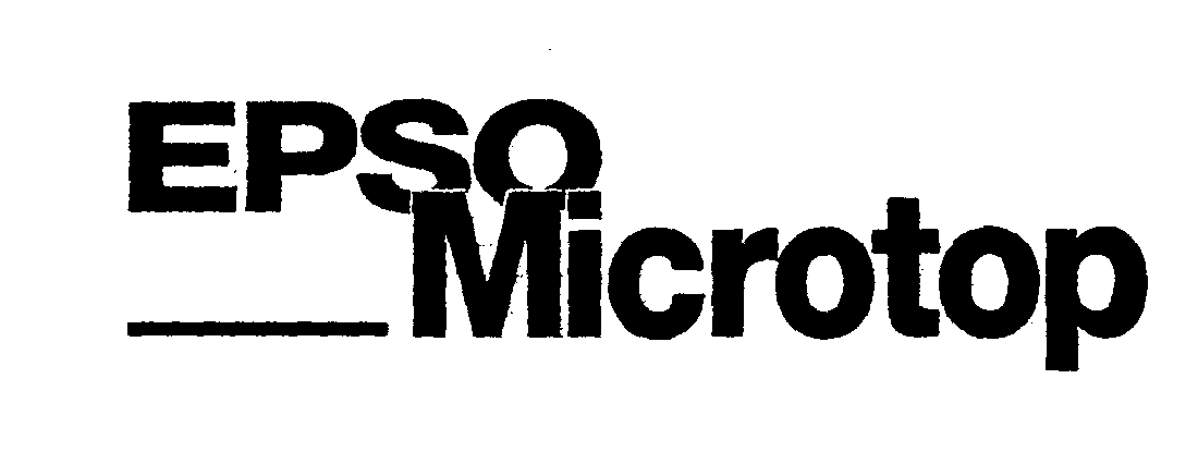 Trademark Logo EPSO MICROTOP