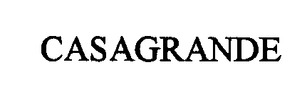 Trademark Logo CASAGRANDE