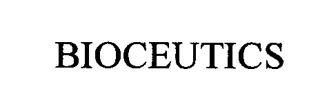Trademark Logo BIOCEUTICS