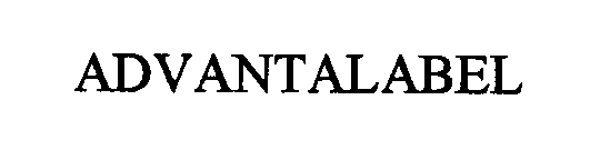 Trademark Logo ADVANTALABEL