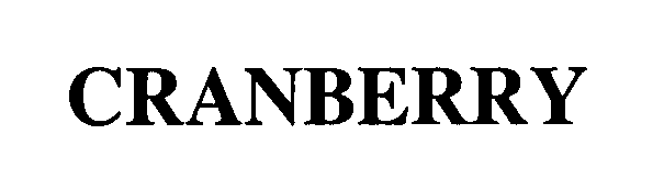 Trademark Logo CRANBERRY