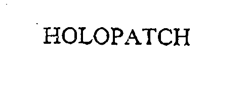  HOLOPATCH