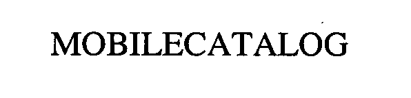 Trademark Logo MOBILECATALOG