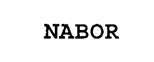 Trademark Logo NABOR