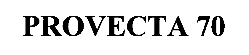 Trademark Logo PROVECTA 70