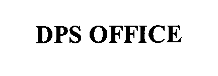 Trademark Logo DPS OFFICE