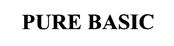 Trademark Logo PURE BASIC