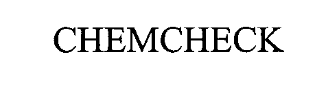 Trademark Logo CHEMCHECK