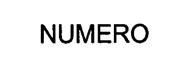 Trademark Logo NUMERO