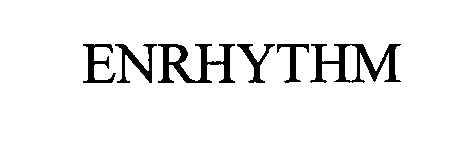 Trademark Logo ENRHYTHM