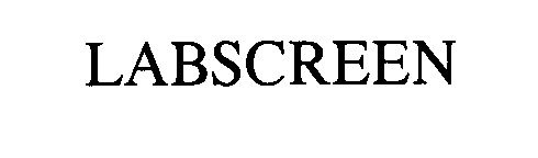 Trademark Logo LABSCREEN