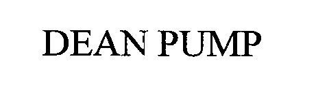 Trademark Logo DEAN PUMP