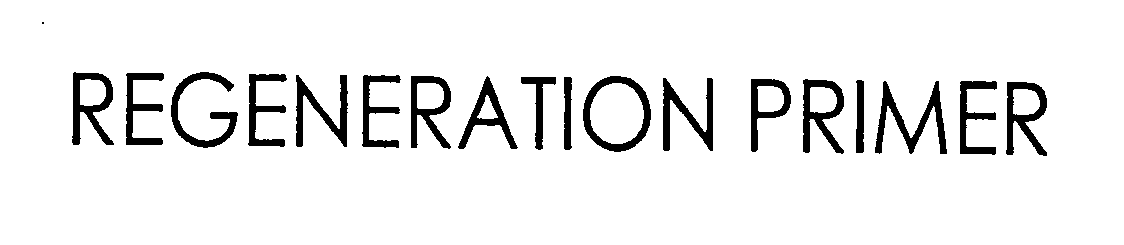 Trademark Logo REGENERATION PRIMER