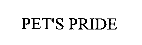 Trademark Logo PET'S PRIDE