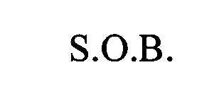 Trademark Logo S.O.B.