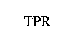 Trademark Logo TPR