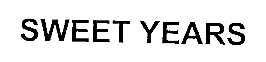 Trademark Logo SWEET YEARS