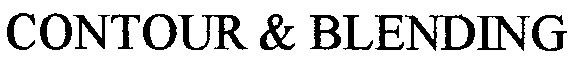 Trademark Logo CONTOUR & BLENDING