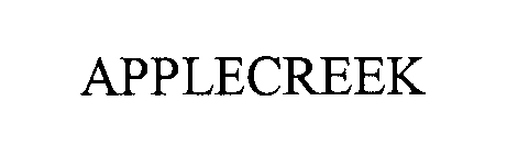 Trademark Logo APPLECREEK