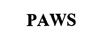 Trademark Logo PAWS