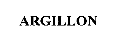 Trademark Logo ARGILLON