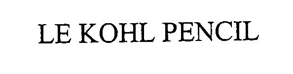 Trademark Logo LE KOHL PENCIL