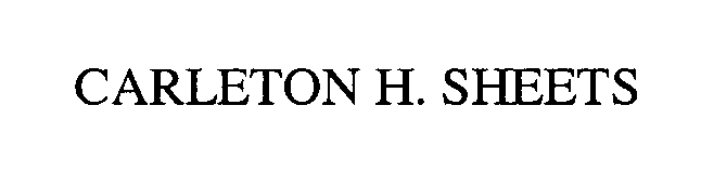 Trademark Logo CARLETON H. SHEETS