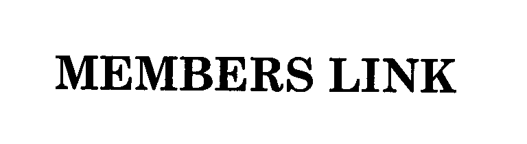 Trademark Logo MEMBERS LINK