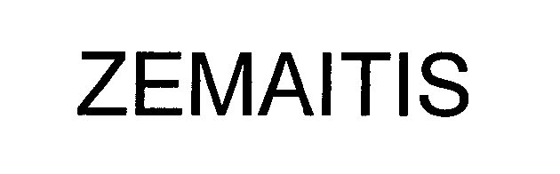 Trademark Logo ZEMAITIS