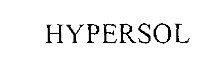 Trademark Logo HYPERSOL