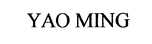 Trademark Logo YAO MING