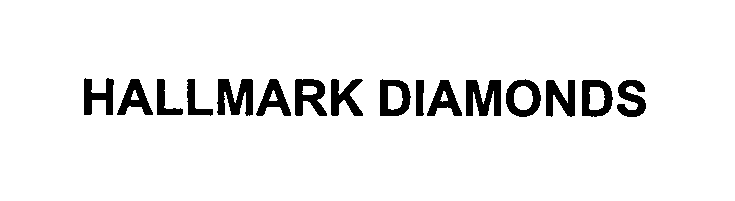 Trademark Logo HALLMARK DIAMONDS