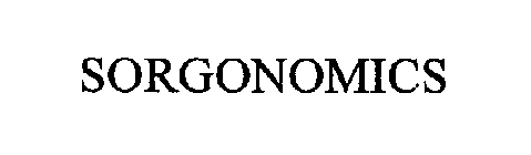 Trademark Logo SORGONOMICS