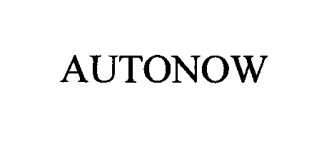 Trademark Logo AUTONOW