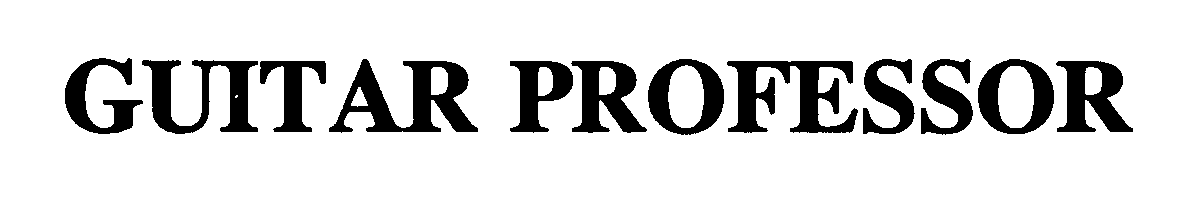 Trademark Logo GUITAR PROFESSOR