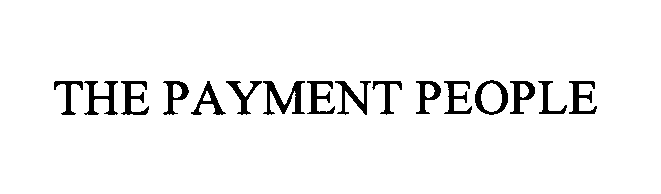 Trademark Logo THE PAYMENT PEOPLE