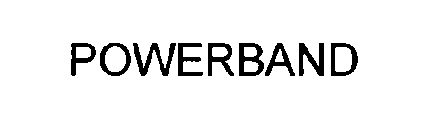Trademark Logo POWERBAND