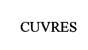 Trademark Logo CUVRES