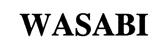 Trademark Logo WASABI