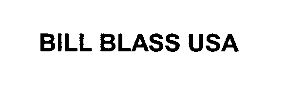 Trademark Logo BILL BLASS USA