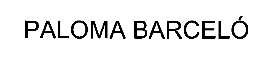 Trademark Logo PALOMA BARCELO