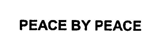 Trademark Logo PEACE BY PEACE