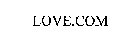 Trademark Logo LOVE.COM