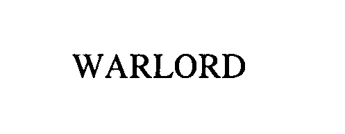 Trademark Logo WARLORD