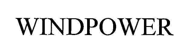 Trademark Logo WINDPOWER