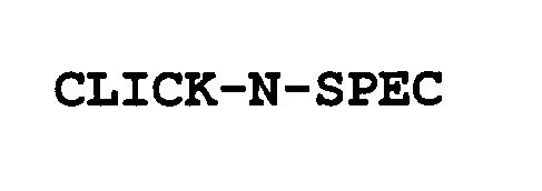 Trademark Logo CLICK-N-SPEC