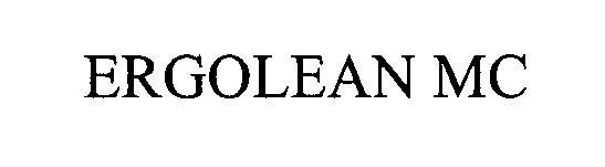 Trademark Logo ERGOLEAN MC
